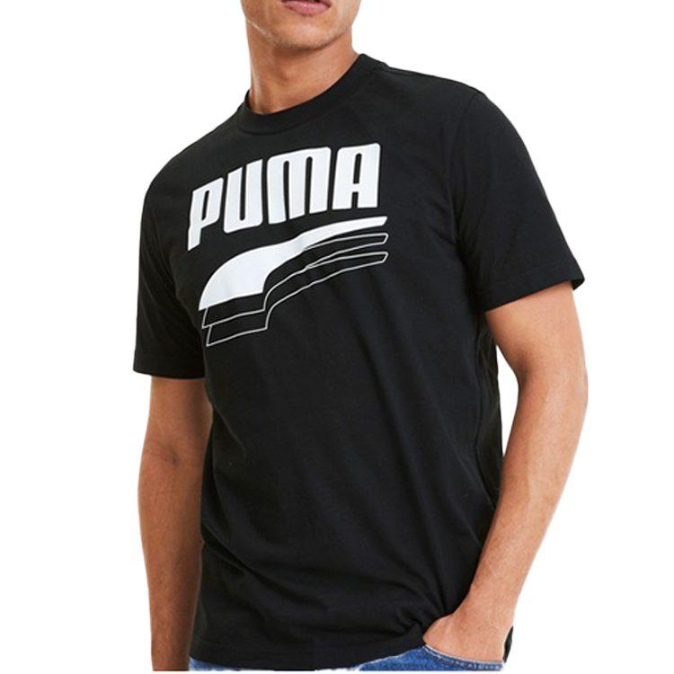 PUMA Set in Sleeve T Shirt Men's Black 582772-01