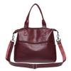 Soft Leather Handbag Female Vintage PU Shoulder Bag Multi-pocket Messenger Bag Shopping Lady Crossbody Bag Mommy Totes