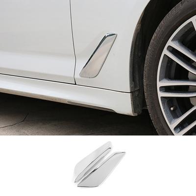 Autocollants latéraux de carrosserie de voiture, 2 pièces, couvercle de ventilation, décoration de garde-boue, accessoires automobiles pour BMW série 5 G30 G38 2018 – 22 528li 525li