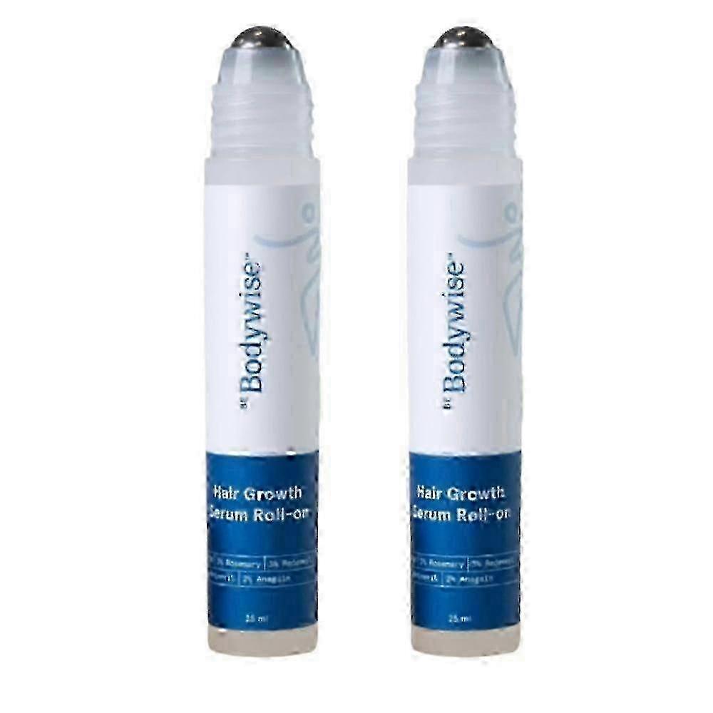 Neue Formel für Haarwachstum: Be Bodywise Haarwachstums-Serum Roll-On mit 3 % Rosmarin, 3 % Redensyl & 2 % Wirkstoffmischung (25ml)