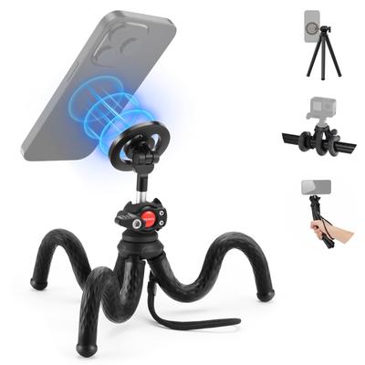 Trípode para teléfono inteligente NEEWER, soporte para trípode, trípode flexible, trípode móvil, mini trípode, trípode de mesa con bola, soporte para teléfono inteligente, compatible con Magsafe