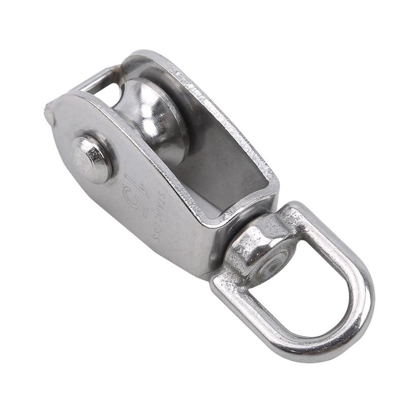 M15/M25 Single/Double Wheel Swivel Lifting Rope Pulley Set Lifting Wheel Tools Wire Rope Crane Pulley