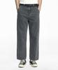 Deoseutoli Crop Wide Denim Pants (Dark Grey)