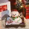 Tearable Paper Carving Snowman Calendar Desk Calendar With Acrylic Display Frame For Christmas Decoration 55KF
