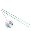 2 Pcs Aluminum Single Point Knitting Needles Pins Straight DIY Weaving Tool