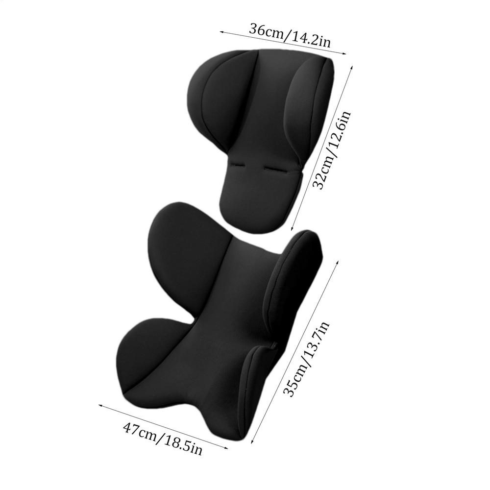 Baby Car Seat Insert Carseat Head & Body Support Head Neck Seat Insert Pad for Body Support Extra Soft Head and Body Support