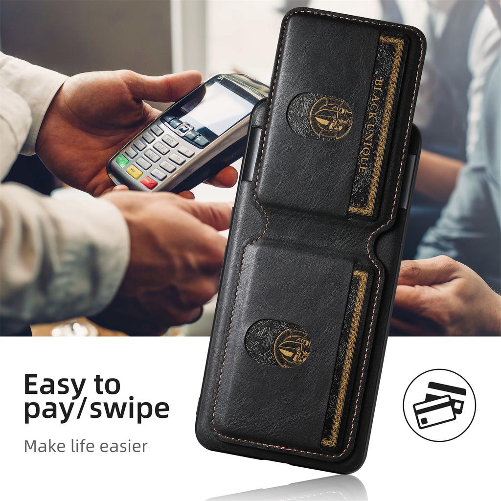 Suitable For Google Pixel 10Pro Card Phone Case Google Pixel 9 Stand Back Cover Card Holder Protective Leather Case