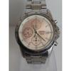 Used SEIKO Chronograph 100M Men's Watch Quartz Pink Dial Men's