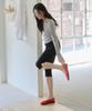 LOVLOV Slim Capri Pants_Black