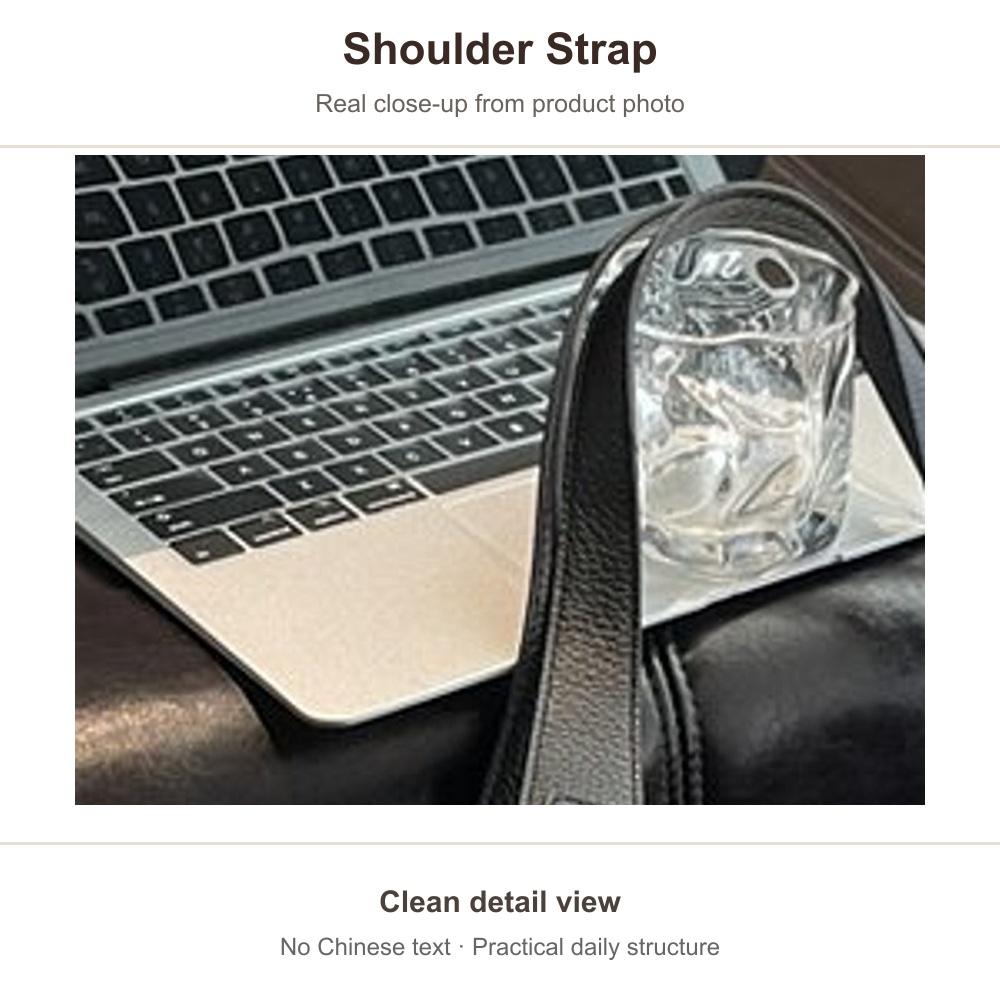 Women's Large PU Leather Shoulder Bag Fashion Tote Handbag
