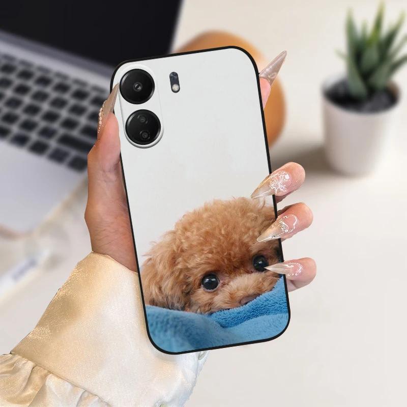 Funda Animal de Moda Para Xiaomi Redmi 13C Fundas 13 C 4G 5G Silicona Suave TPU Funda de Teléfono Cubierta Para Redmi 13R Coque Protectora