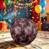 1pc Pink Leopard Jungle Theme Soccer Ball Football, Size 5, Lightweight PVC, Outdoor Training Soccer Ball,Sports Gift t61410