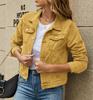 European and American Slim Lapel Fashion Denim Jacket