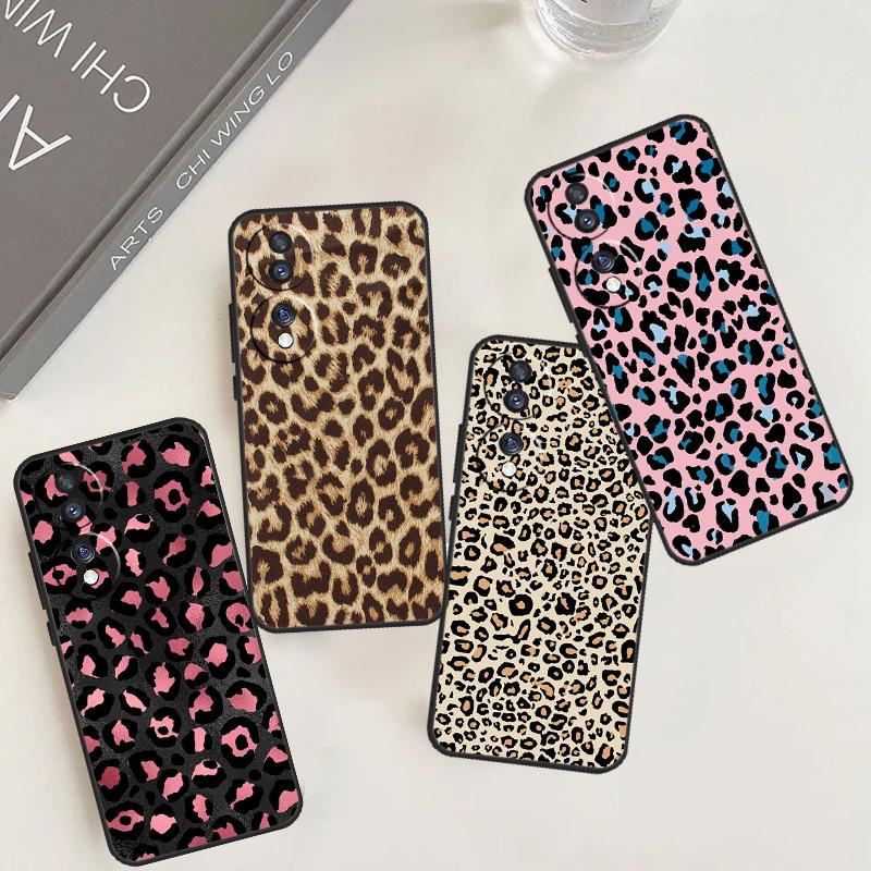 Tiger leopard print panther For Honor 90 50 70 Lite Magic 6 5 Pro Case For Honor X8b X9b X9a X8a X7a X6a X9 X7 X8 Cover
