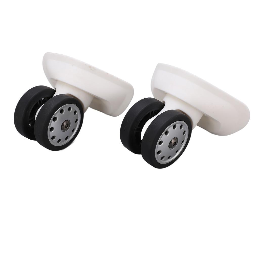 1 Pair 8 Porous Wheel Suitcase Luggage Replacement Casters for Travel Bags Large Size