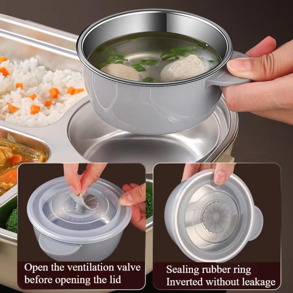 Sealed Lunch Container Large Capacity Picnic Box Portable Food Container  Worker