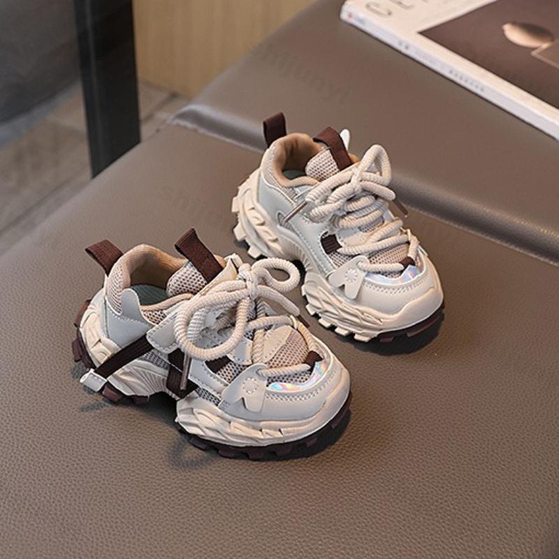 Kinder Plateau-Sneaker Herbst Neu Atmungsaktiv Mädchen Weiche Sohle Laufschuhe Outdoor Rutschfest Komfort Jungen Freizeitschuhe