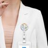 Nurse Retractable Badge Reel Holder ID Name Clip Multipurpose Cute with Alligator Swivel