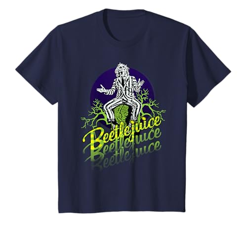 Kids  Beetlejuice Cascade Stripe Suit Kids  T-shirt