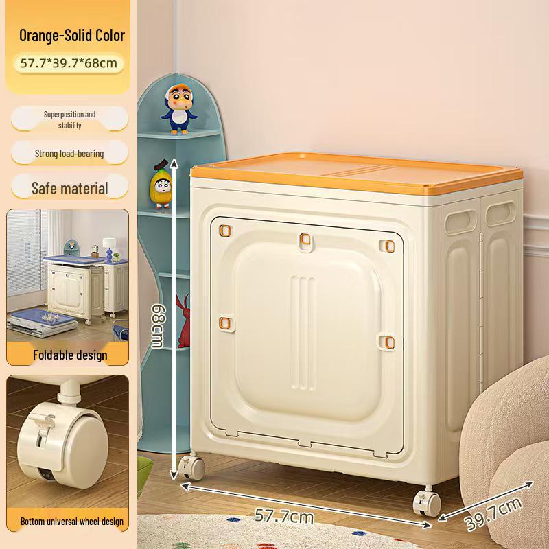 

Складной прозрачный шкаф для хранения с откидной крышкой для одеял и одежды