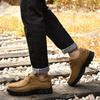 Handmade Casual Walking Shoes Walking Climbing Men's Footwear Non-Slip Hiking Shoes Outdoor Camping Men Genuine Leather Sneakers