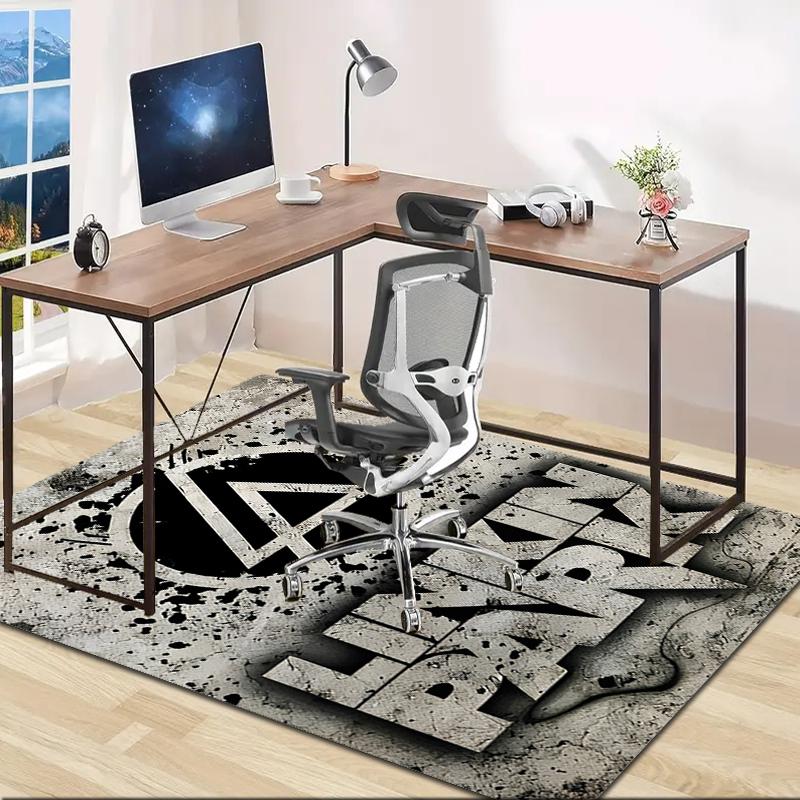 1pc Linkin Park1 Design Area Rug - Non-Slip, Soft & Cozy Floor Mat for Living Room, Bedroom, Office - Indoor/Outdoor Decorative Carpet