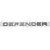 CSU3  1pc 3D ABS Car Decorative Car Stickers Bright black/Silver Defender Back Door Letter Logo Badge Accessories