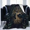 Colorful Tree Of Life Blanket Flannel Blanket Sofa Office Blanket Source