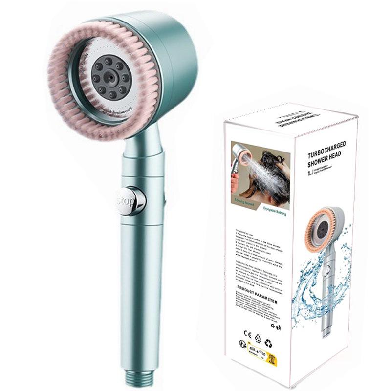 Powerful Pressurized Handheld Lotus Showerhead with Filter