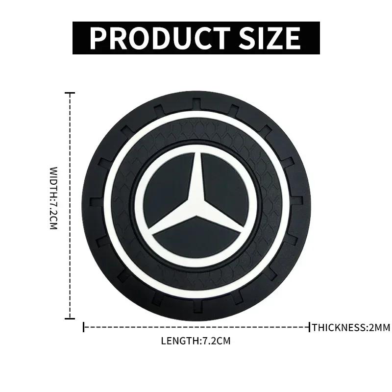 Suport pahar auto Covoraș auto Coaster Pad antiderapant Accesorii Pentru Mercedes Benz AMG GLE GLS CLS GLC CLA GLA GLK ML C197 R231 W167
