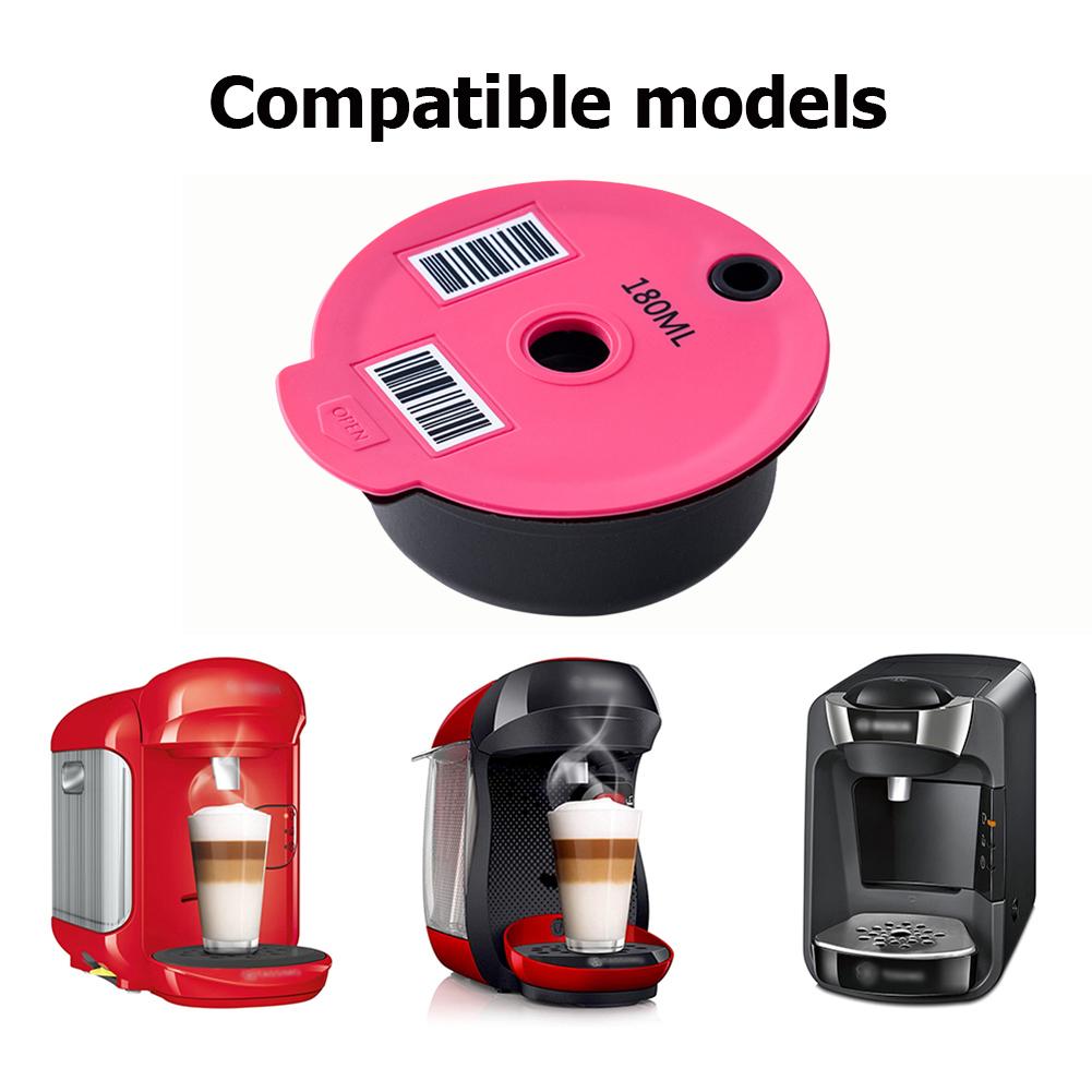 3Pcs Refillable Coffee Capsule Cup for Bosch-s Tassimoo Reusable Cafe Capsule Filter Coffee Maker Instrument Tool