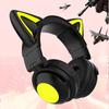 Cute for Cat Ear Pattern Kids Headset Bluetooth-compatible5.0 Headphone Best Present for Girls Boys Birthday Party New Y
