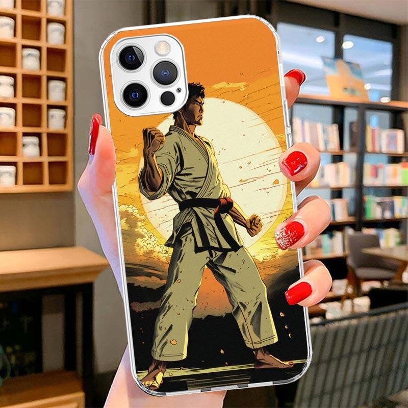 Kungfu Taekwondo Cover Phone Case For iPhone 16 17 Air 15 14 Pro Max 16E Phone Case 13 Mini 12 11 7 SE 8 Print Pattern Fit Cases