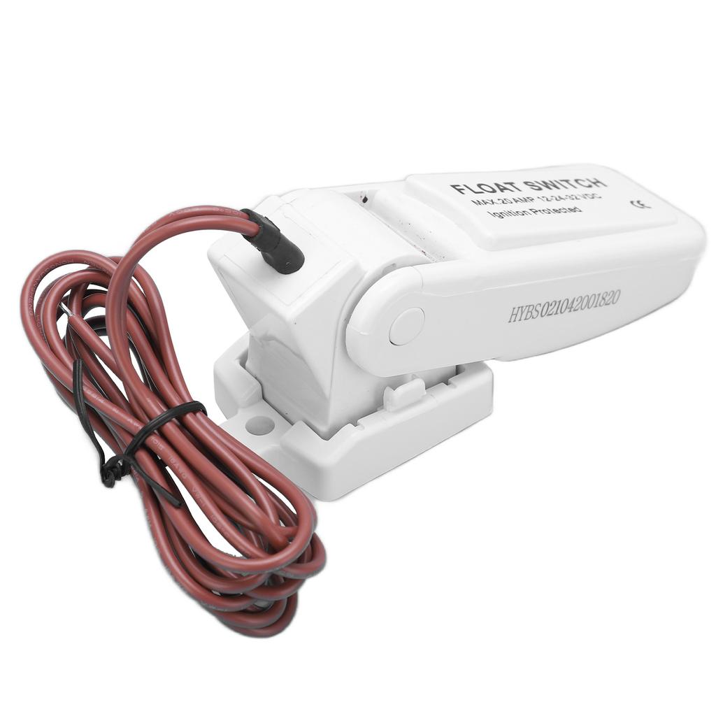 Float Switch 12‑24‑32V 18AWG Ultrasonic Welding Not Leaking Automatic Bilge Level Control for Yacht Boat