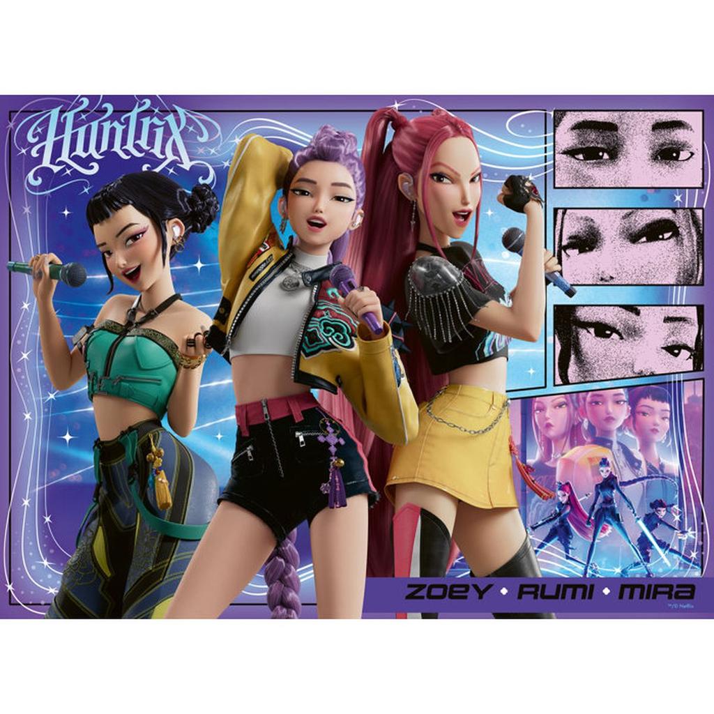 Ravensburger - Puzzle Enfant 100 pieces XXL - KPop Demon Hunters - des 6 ans - Puzzle de qualité supérieure - 12002222