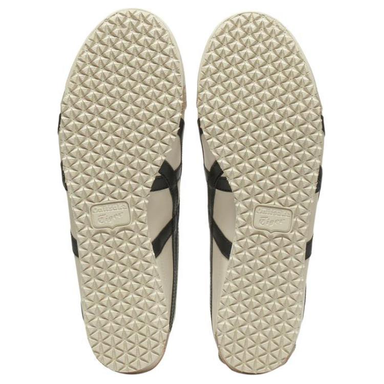 New Onitsuka Tiger MEXICO 66 Anti Slip Wear Resistant Low Top Casual Shoes Unisex Beige Black 1183C102-752