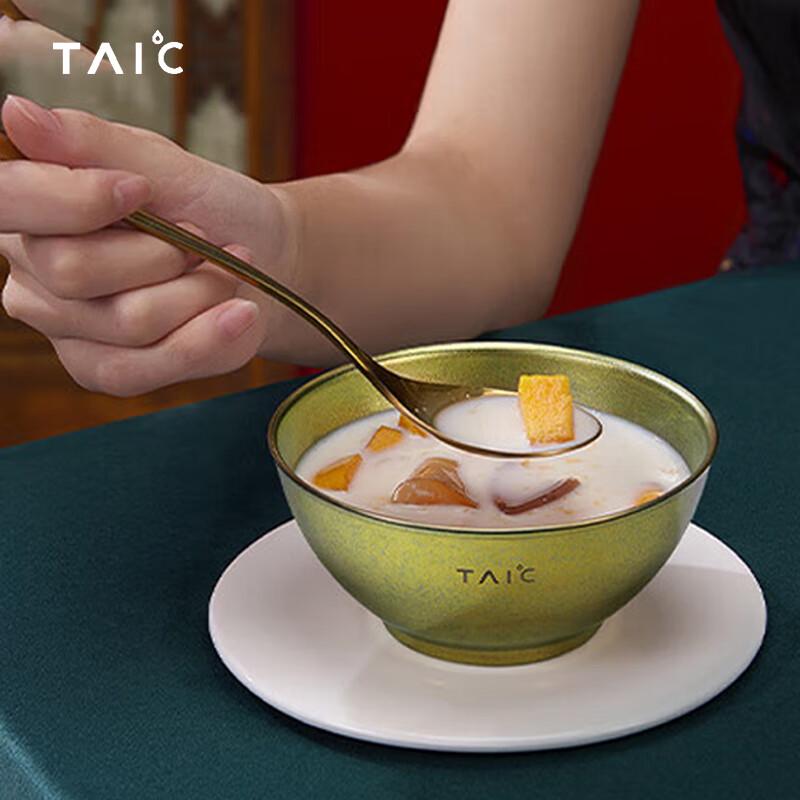 TAIC Pure Titanium Double-Layer Insulated Rice Bowl