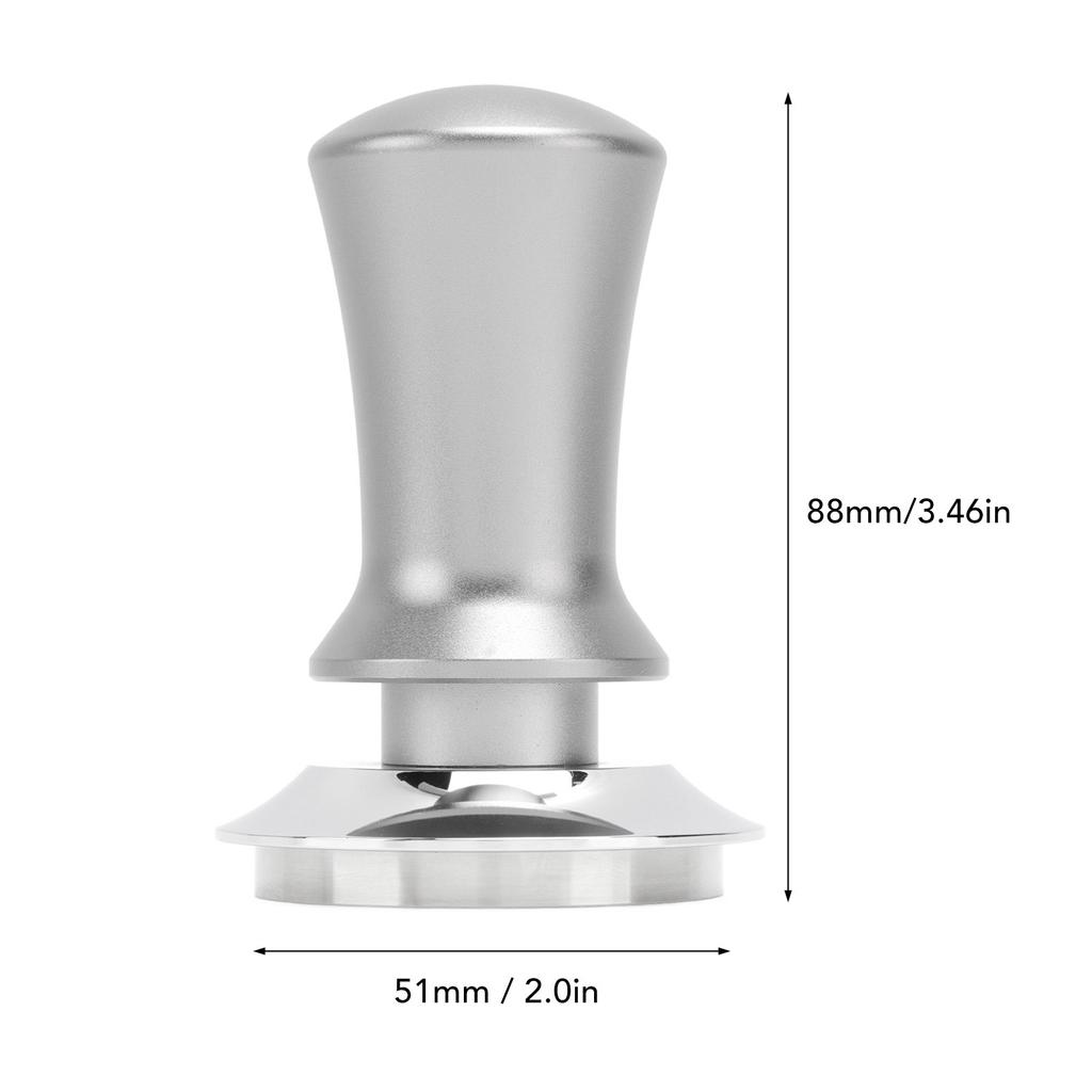 ZK20 Kaffeetamper Kaffeepulverpresse Hammer Edelstahl Konstanter Druck für Kaffeezubehör