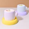 Resin Cup Molds Silicone Candle Cup Molds for Epoxy Resin Making Candle Holder Pencil Cup Storage Tray Home Decoration