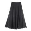 2025 Autumn European & American Style Women's Polka Dot A-line Mid-length Skirt