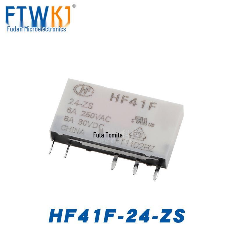 Hongfa Ultra-thin 5-Pin Relay HF41F-ZS 6A 41F-1Z-C2-1