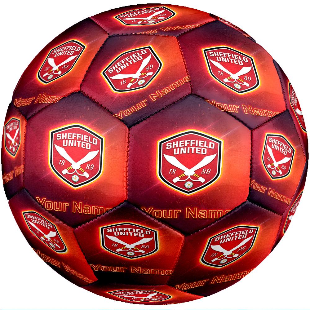 Sheffield United FC Fashion Size 5 Football Wearproof Non‑Slip Soccer Ball For Sports Training Entertainment Use