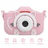Children Camera 2400W Pixels Cartoon Digital DV Taking Pictures Toy Holiday GiftPink