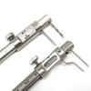 New Type Dental Orthodontic Sliding Caliper Dental Implant Measuring Gauge Caliper Ruler 0-80mm/ 100mm Stainless Steel  Dentist Tools