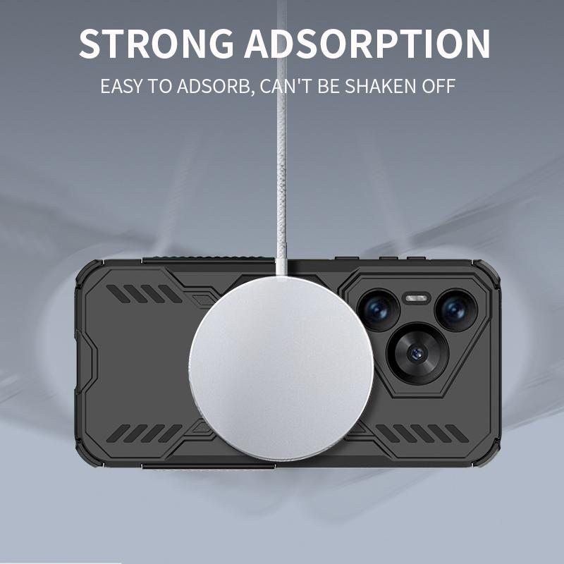 Armor Protective Heat Dissipation Phone Case For Huawei Puro 70 Nova 12 13 14 Pro Ultra Cover Magnetic Shockproof Shell Fundas