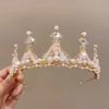 Birthday Crown Headwear Princess High-end Crown Girls Hairpin Headband Children Little Girl Headband Bridal Hair Accessories