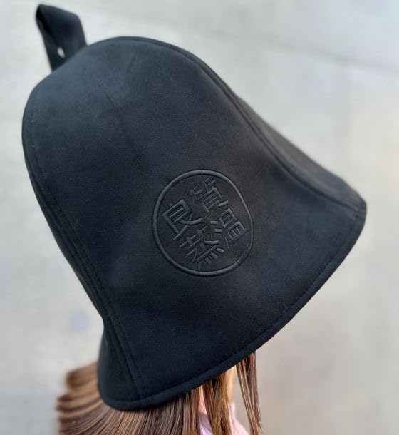 High quality steaming temperature, embroidered Thick black, great insulation, L size, faux suede, microfiber & next generation 3-layer polyester mesh