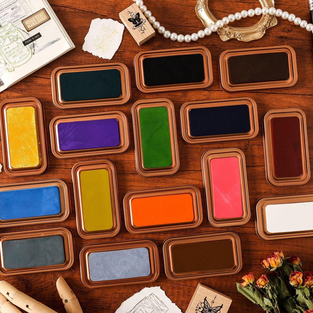 Tie-dye Wilderness Eco-Cotton Journal Ink Pad - Neutral Oil-Based Iron Box Ink Pad