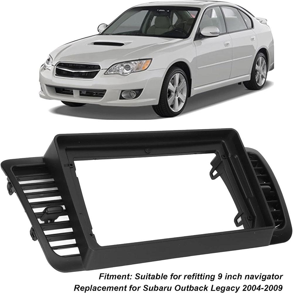 2-Din Car Stereo Radio Fascia Panel Trim Frame For Subaru Outback Legacy 2004-09