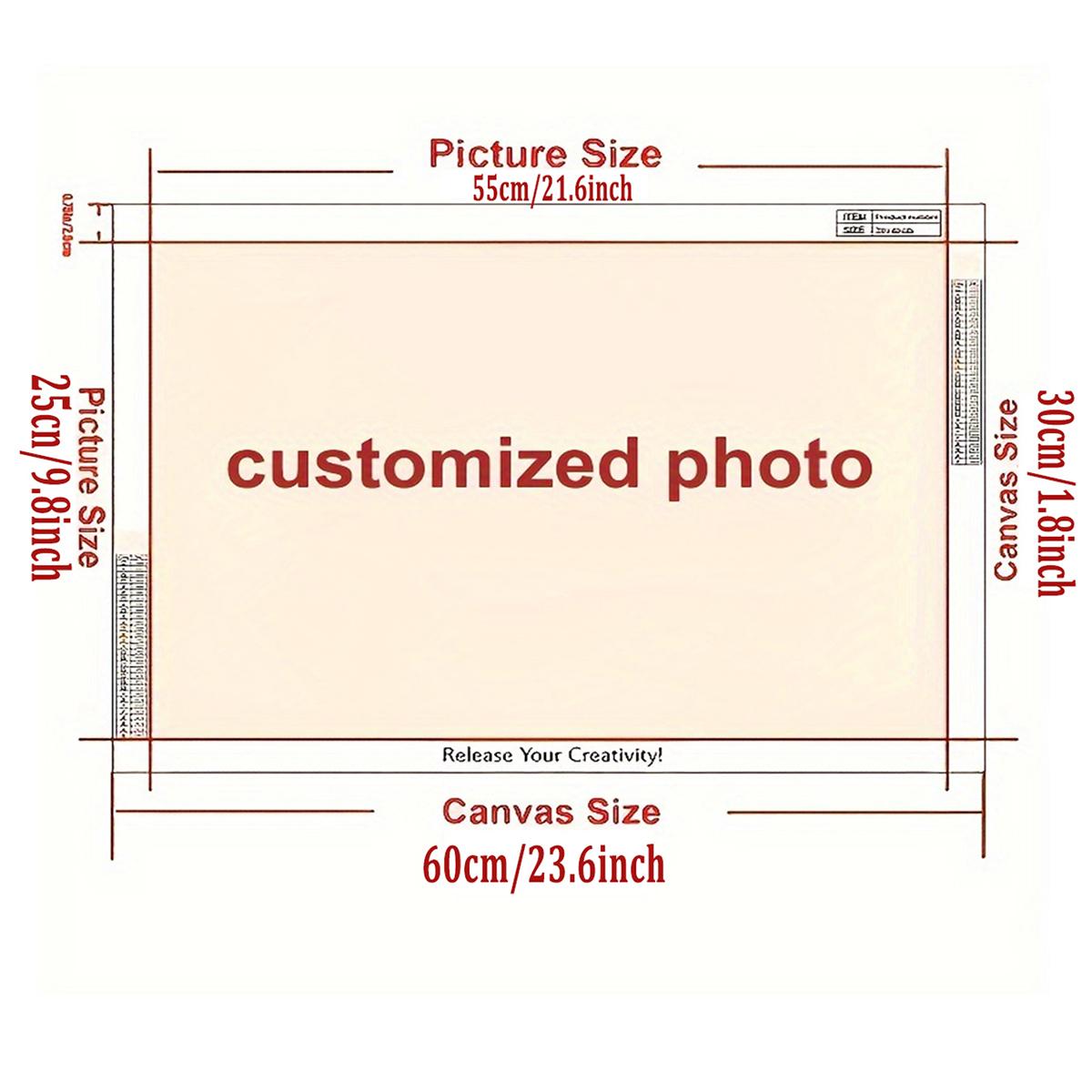 

5D алмазная картина фото на заказ полная круглая вышивка крестом частные индивидуальные персонализированные изображения алмазная вышивка набор 30x60cm